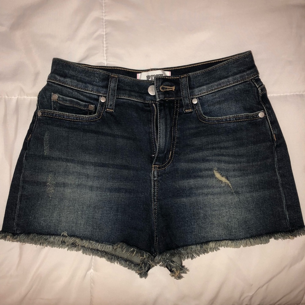 VS High Waist Denim Shorts